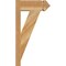 Ekena Millwork Traditional Arts & Crafts Rough Sawn Outlooker, Western Red Cedar, 6"W x 14"D x 26"H OUT06X14X26TRA03RWR - alternate 2